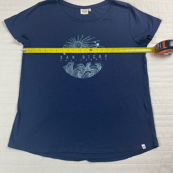 San Diego California Navy Blue Women's Short Sleeve Tee XL - Picture 5 of 7